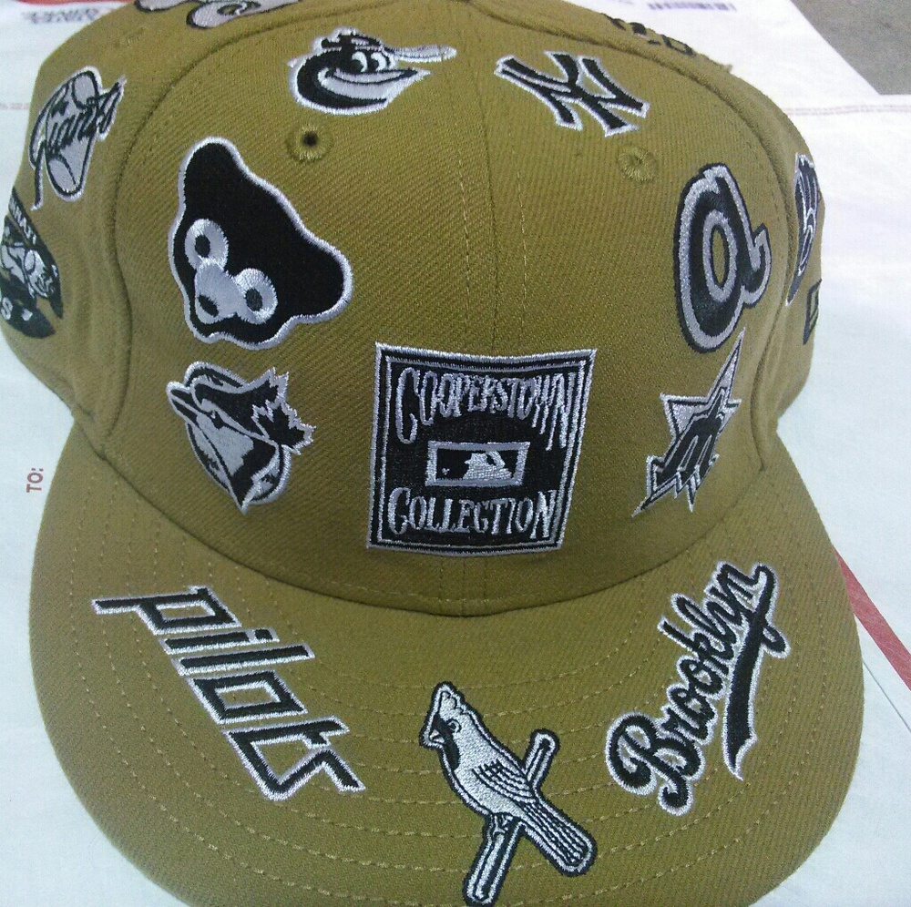 New era fitted vintage baseball team logos